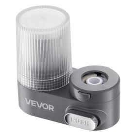 Faucet Mount Water Filters Sink Water Purifier for Kitchen Gray Vertical