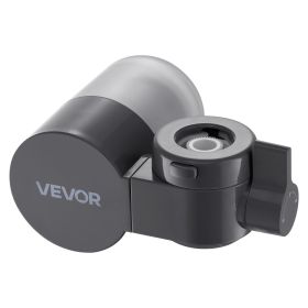 Faucet Mount Water Filters Sink Water Purifier for Kitchen Gray Horizontal
