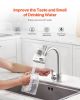 Faucet Mount Water Filter Sink Water Purifier for Kitchen Vertical White